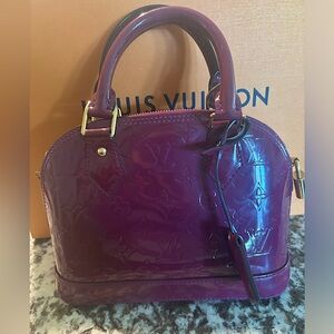 Louis Vuitton Alma BB. Magenta. Authentic. Amazing condition.